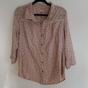 Rough Hewn Floral button down